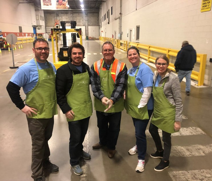 Champlin Indianapolis Volunteers at Gleaners Food Bank of Indiana